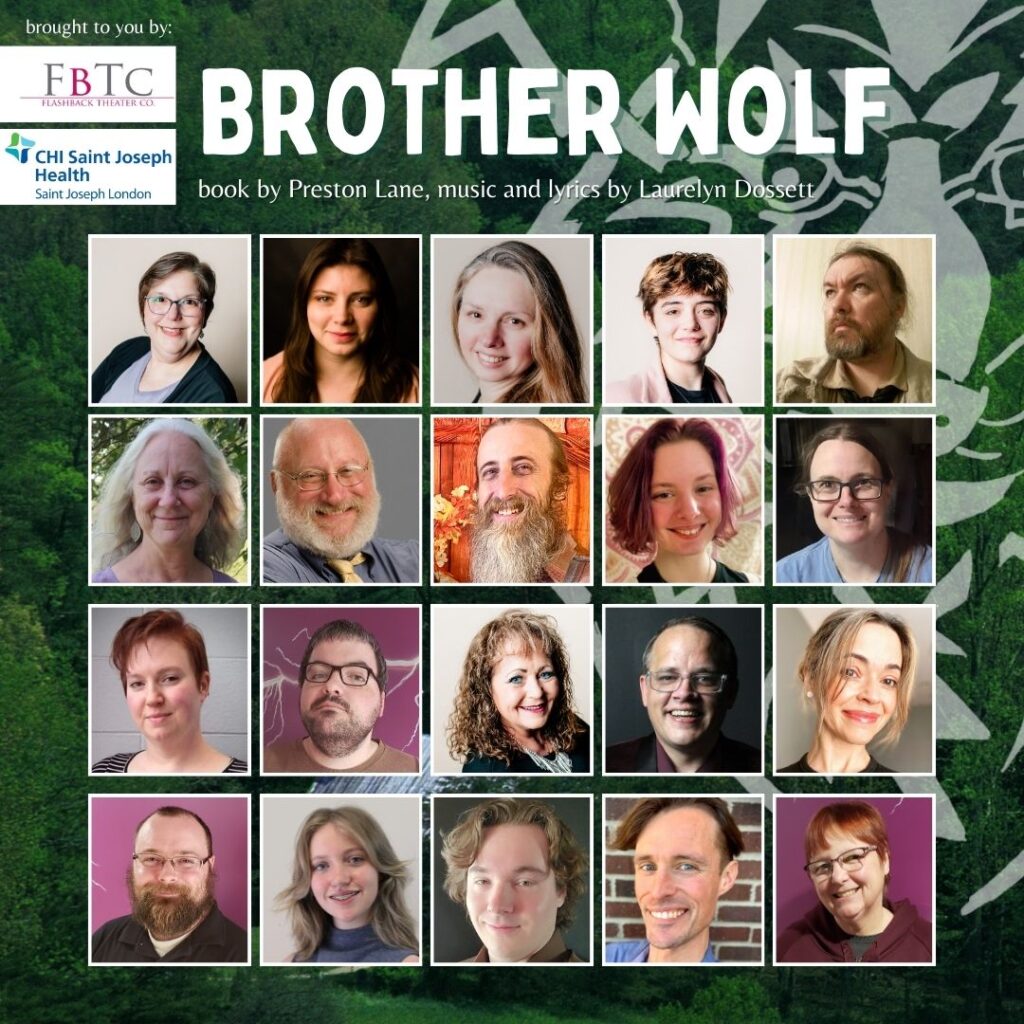 Brother Wolf Cast Flashback Theater Co. May 2024